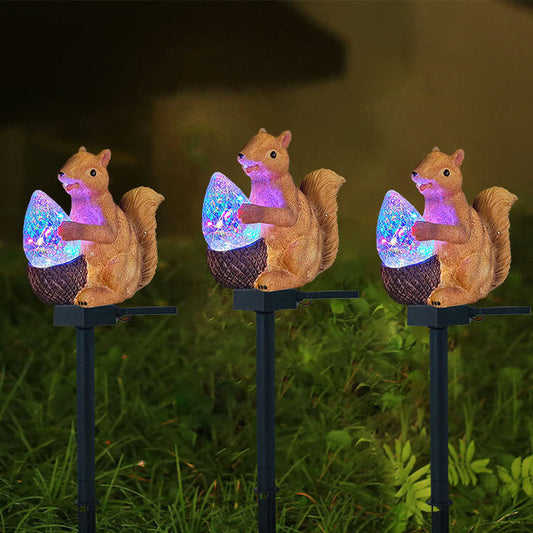 Eekhoorn Solar LED Tuinlamp – Geel – 2 V (1 Lichtbron)