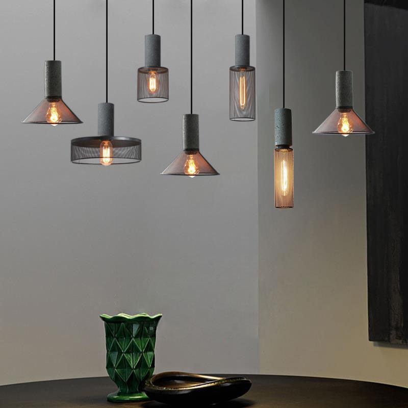 Mysa – Smokey Industriële Pendelverlichting met Modern Design