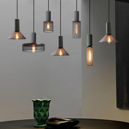 Mysa – Smokey Industriële Pendelverlichting met Modern Design