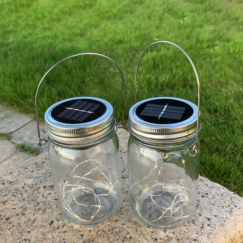 Solar LED Buitenlamp – Art Deco Wit/Geel – 1.2 V (20 LED’s)