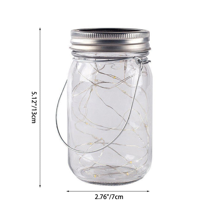 Solar LED Buitenlamp – Art Deco Wit/Geel –  (20 LED’s)