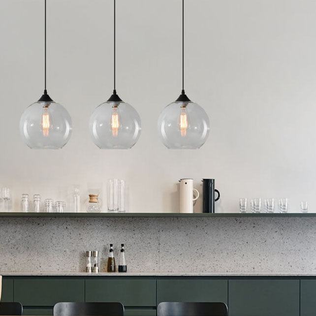 Moderne Glazen Hanglamp – Meerdere Kleuren met E26 Fitting