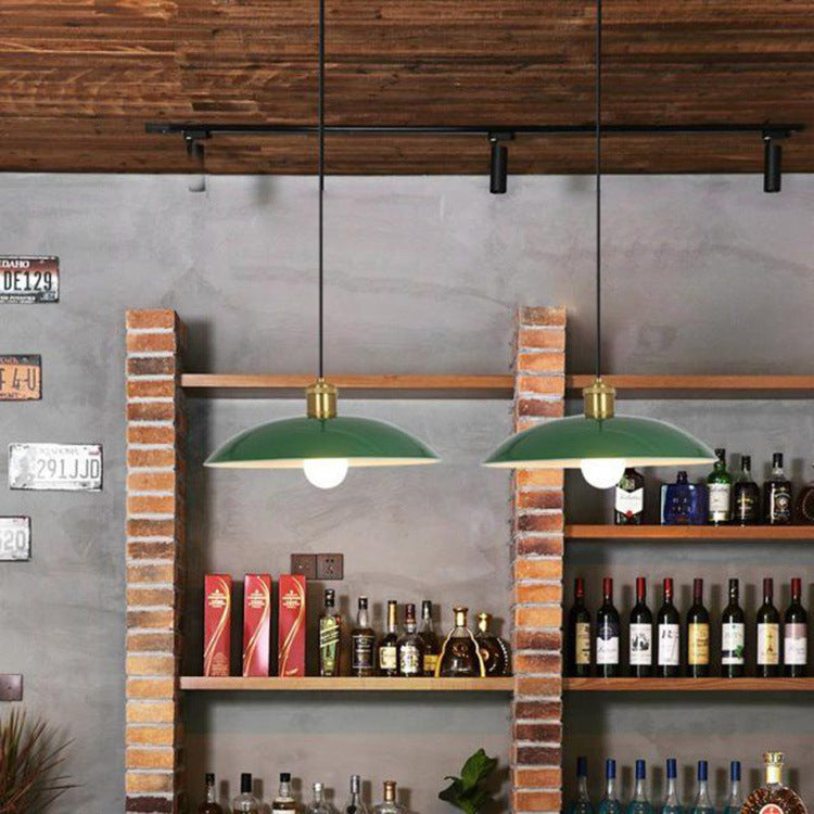Industriële Groene Hanglamp – Meerdere Formaten