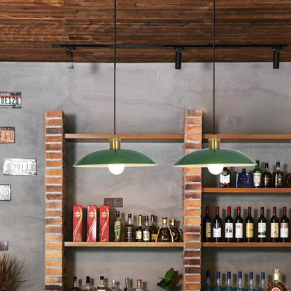 Industriële Groene Hanglamp – Meerdere Formaten