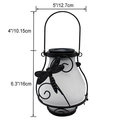 Decoratieve Solar LED Tuinlamp – Zwart – 1.2 V (1 LED)