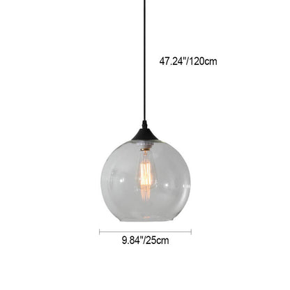 Moderne Glazen Hanglamp – Meerdere Kleuren met E26 Fitting