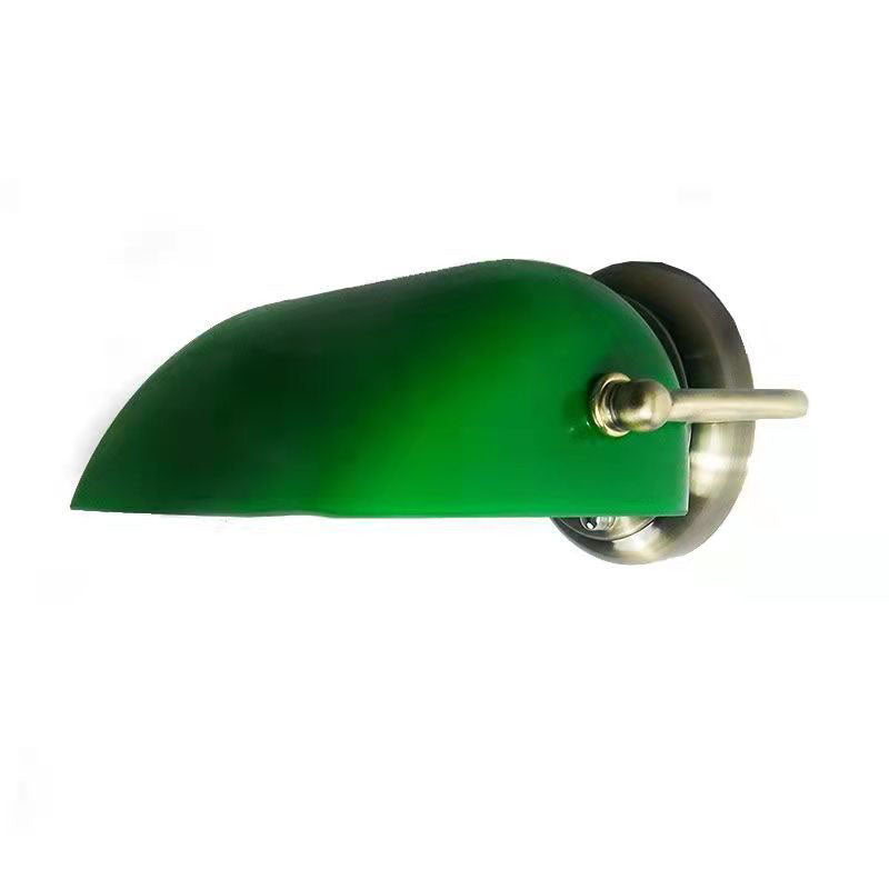 Industriële Wandlamp – Groen of Wit Glas & IJzer met E26 Fitting