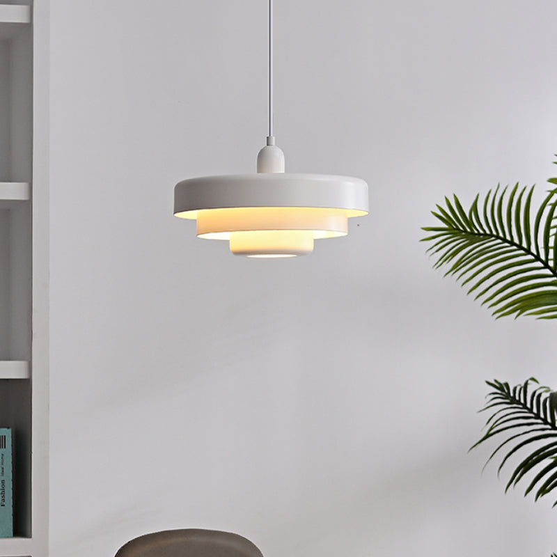 Ronde Stijlvolle IJzeren Hanglamp – Elegant Industrieel Ontwerp voor Huis & Keuken