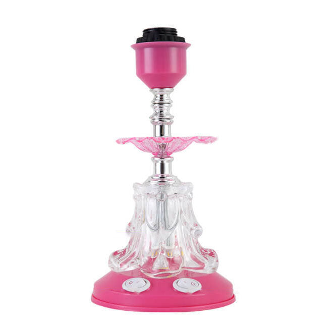 Moderne Stoffen Tafellamp – Glas & Textiel, E26 Fitting, 39 cm Hoog