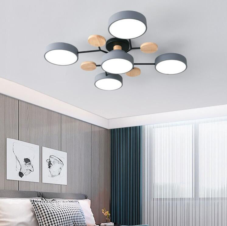 Scandinavische LED Plafondlamp Moleculair Design & Moderne Sfeerverlichting