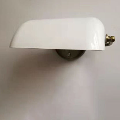 Industriële Wandlamp – Groen of Wit Glas & IJzer met E26 Fitting