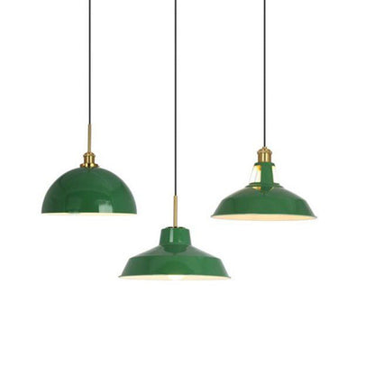 Industriële Groene Hanglamp – Meerdere Formaten