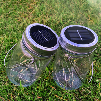 Solar LED Buitenlamp – Art Deco Wit/Geel – 1.2 V (20 LED’s)