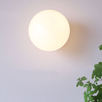 Moderne Wandlamp van Glas en IJzer – Verkrijgbaar in Roze, Beige en Wit