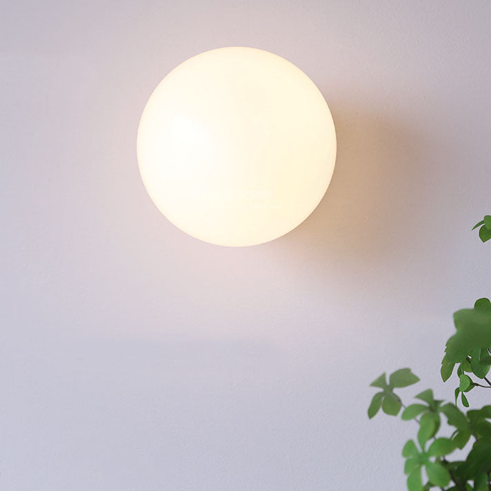 Moderne Wandlamp van Glas en IJzer – Verkrijgbaar in Roze, Beige en Wit