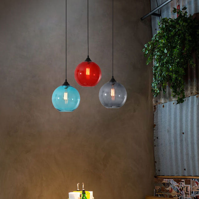 Moderne Glazen Hanglamp – Meerdere Kleuren met E26 Fitting