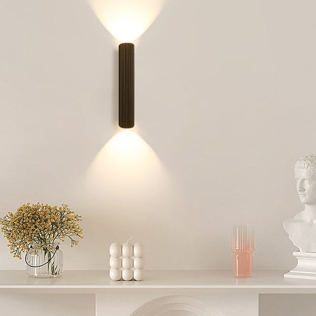 Scandinavische Wandlamp – Wit/Zwart – LED 6W 600lm