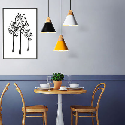 Ovia – Scandinavische Hanglamp van Hout & Aluminium