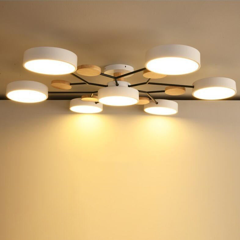 Scandinavische LED Plafondlamp Moleculair Design & Moderne Sfeerverlichting