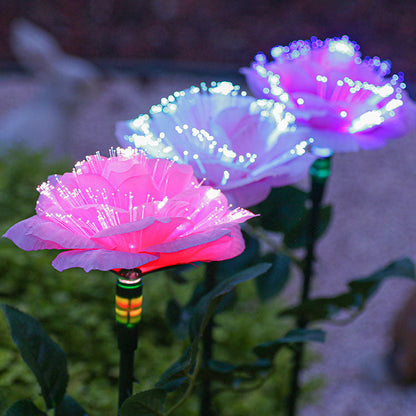 Solar LED Rozen Tuinlamp – Creatief Rood/Roze/Blauw/Champagne – 1.2 V (1 Lichtbron)