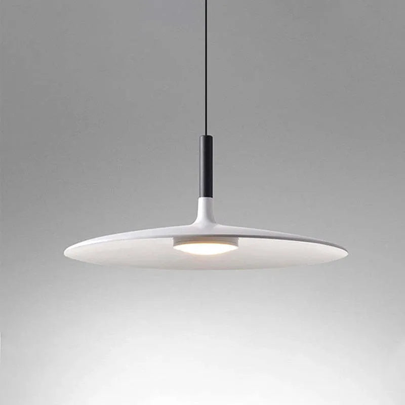 Suspension Minimaliste Moderne à Forme Épurée avec Éclairage LED