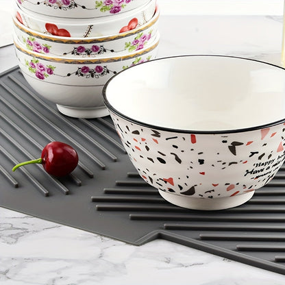 Siliconen Keuken Droogmat – Antislip, Hittebestendig & Vaatwasmachinebestendig