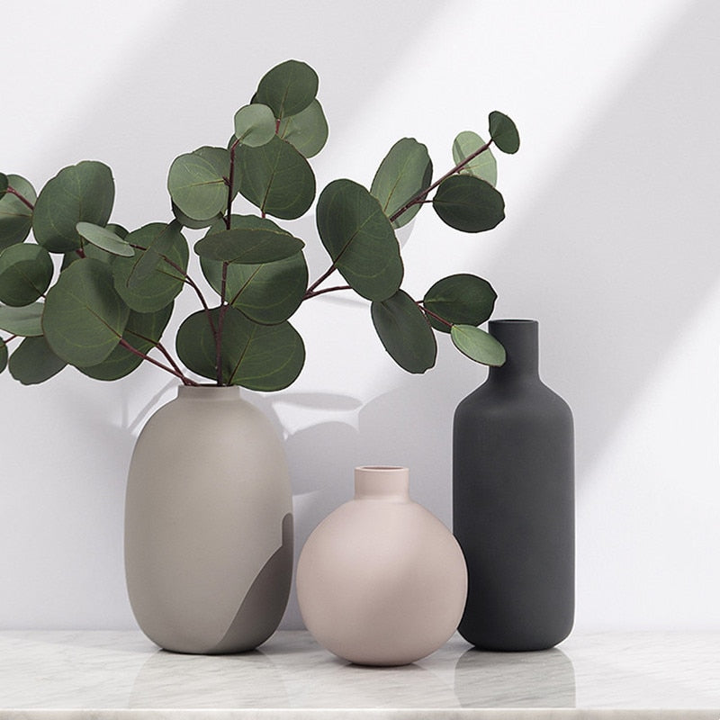 Keramieken Vaas Collectie Scandinavisch Minimalisme met Organisch Design
