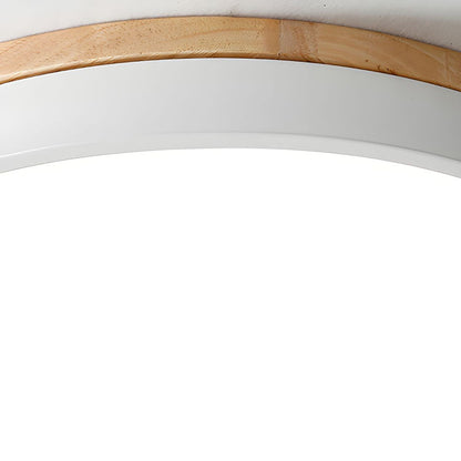 Tröde - Houten Ronde LED Plafondlamp in Scandinavische Stijl