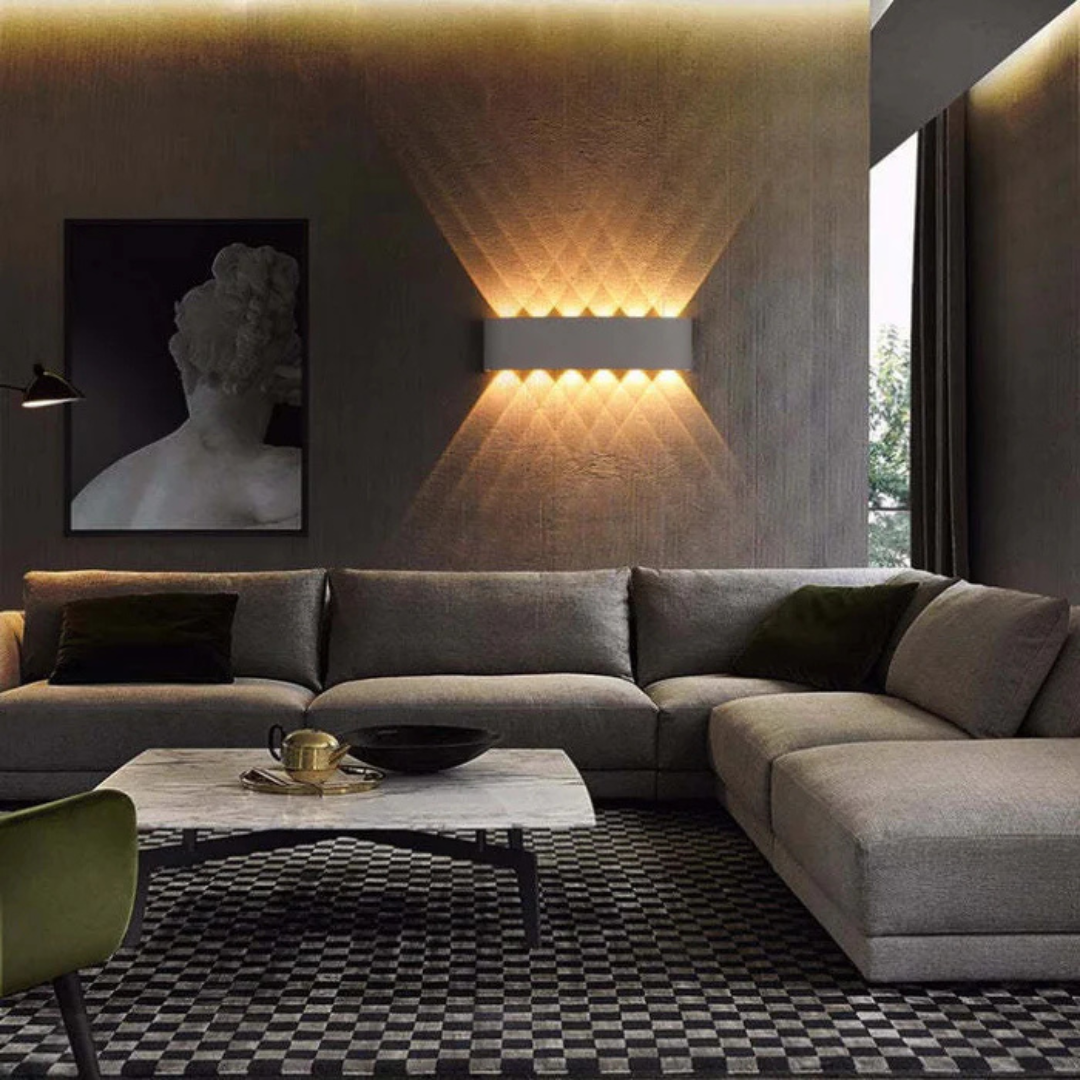 Waterdichte LED buitenwandlamp met warm wit licht