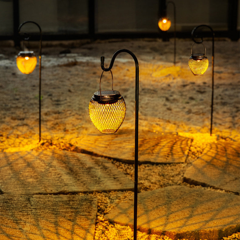 Solar LED Buitenlamp – Zwart – (2 Lichtbronnen)