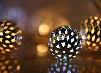 Stijlvolle Marokkaanse LED String Light – 20/30/50 Lampjes voor Binnen & Buiten