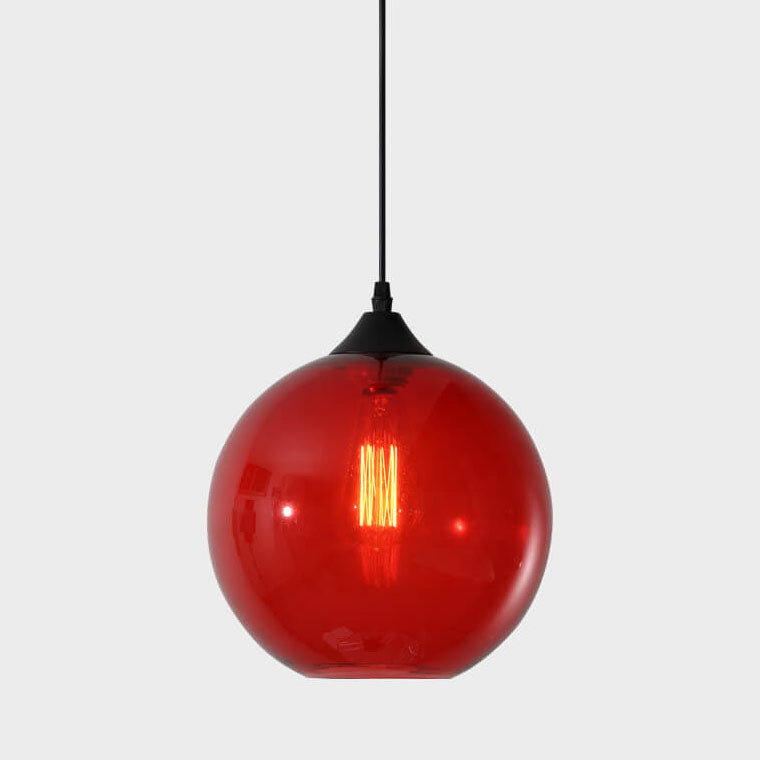 Moderne Glazen Hanglamp – Meerdere Kleuren met E26 Fitting