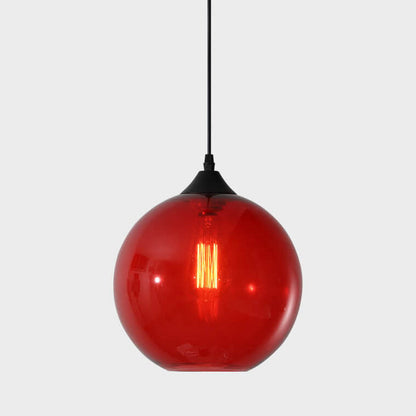 Moderne Glazen Hanglamp – Meerdere Kleuren met E26 Fitting