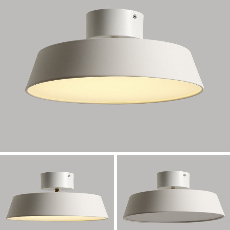 Moderne Scandinavische LED Plafondlamp – Wit, Grijs of Groen, Twee Maten