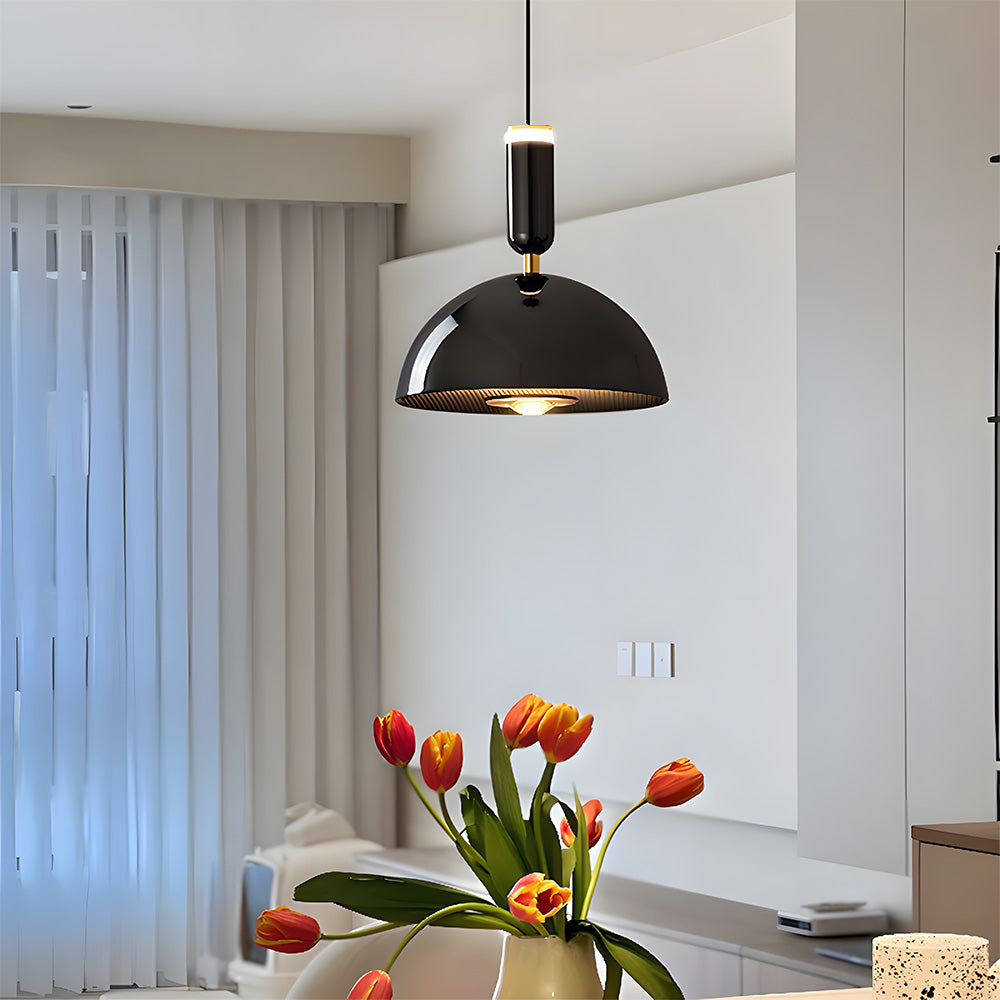 Scandinavische  Moderne LED Hanglamp – Stained Glass Design met Minimalistisch Frame