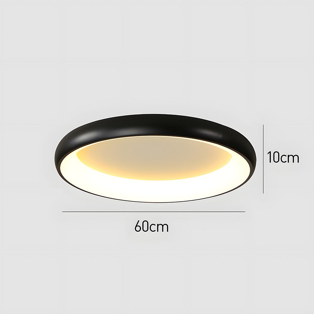 Plafonnier LED rond moderne – 40/50/60 cm avec lumière claire et économe en énergie