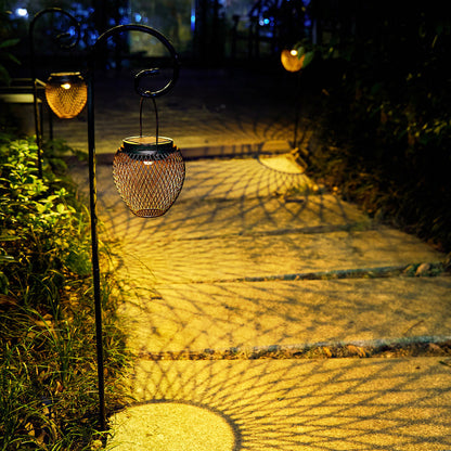 Solar LED Buitenlamp – Zwart – 1.2 V (2 Lichtbronnen)