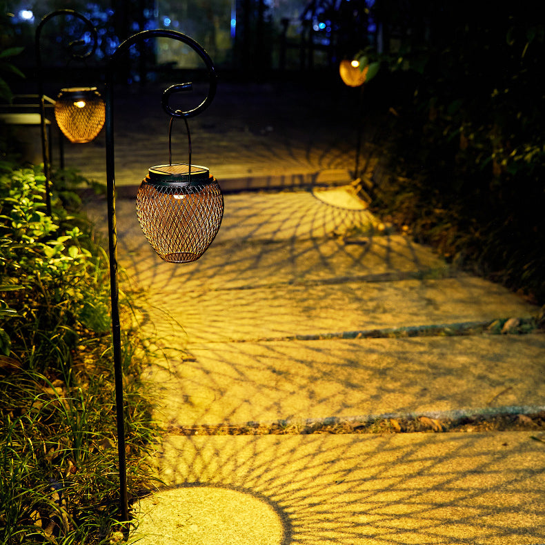 Solar LED Buitenlamp – Zwart – (2 Lichtbronnen)