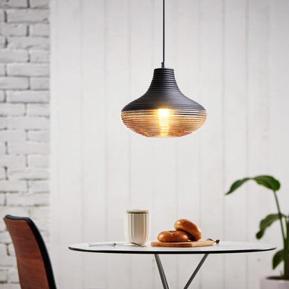 Moderne Glazen Hanglamp – Helder of Zwart Glas met E26 Fitting