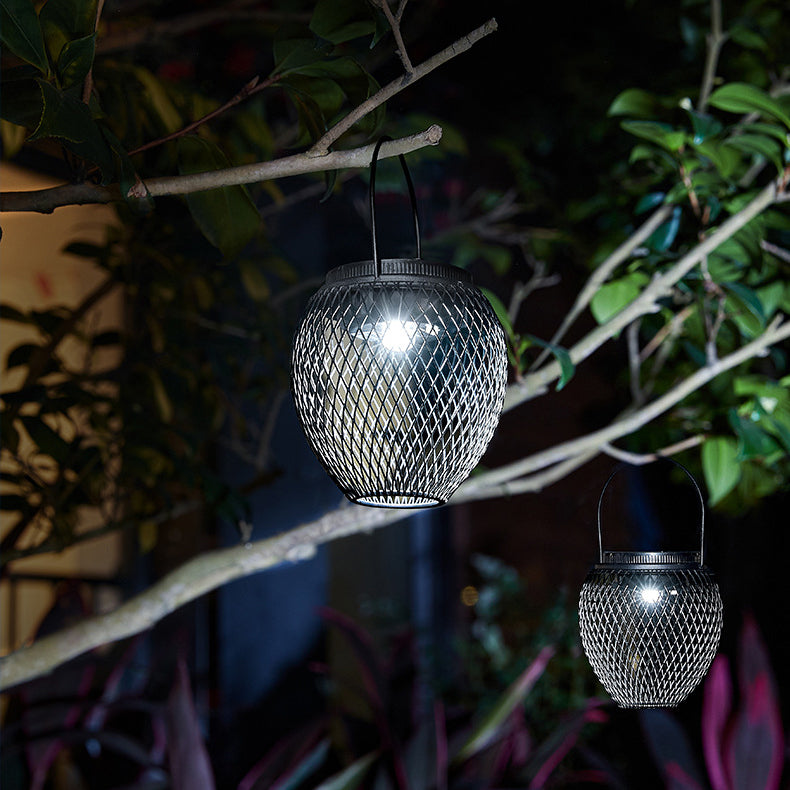 Solar LED Buitenlamp – Zwart – (2 Lichtbronnen)