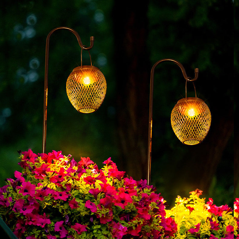 Solar LED Buitenlamp – Zwart – 1.2 V (2 Lichtbronnen)