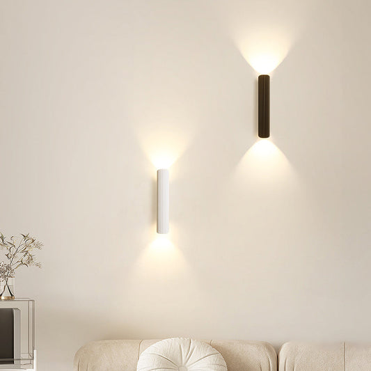 Scandinavische Wandlamp – Wit/Zwart – LED 6W 600lm