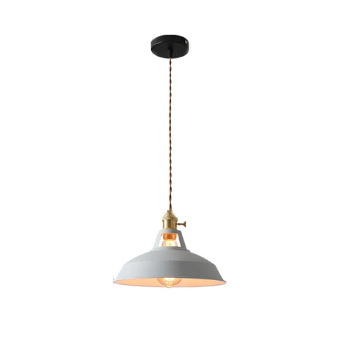 Retro Hanglamp in pastel kleuren voor een Abstract Design