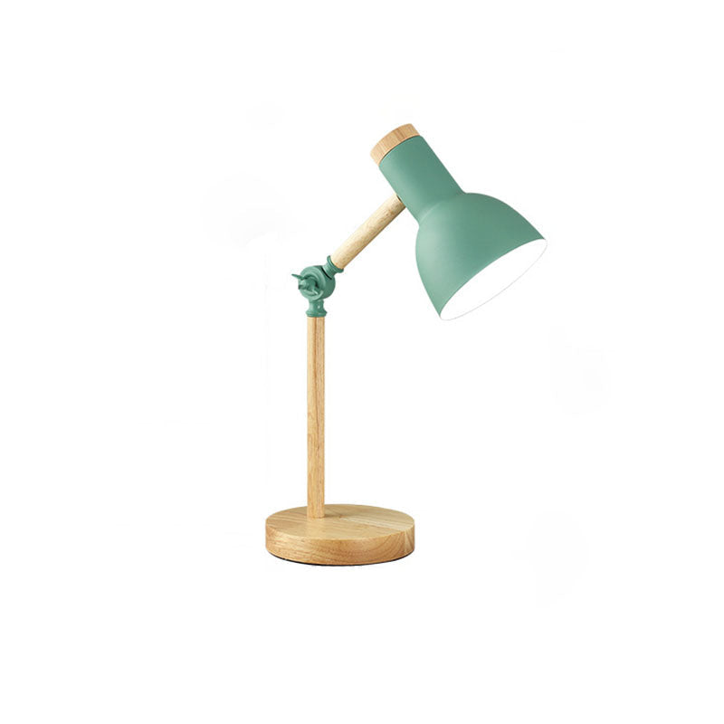 Scandinavische Tafellamp van Hout en IJzer – Meerdere Kleuren