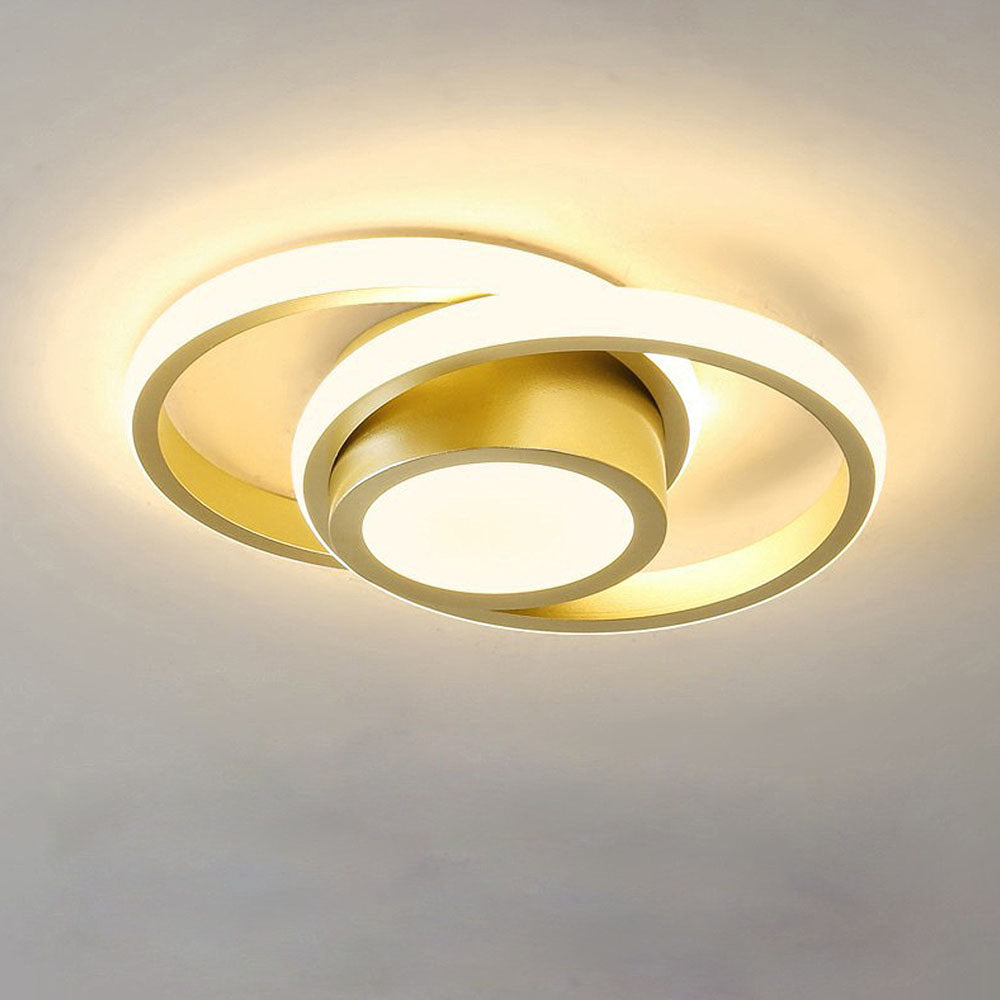 LED Plafondlamp met Dubbele Ring – Modern & Minimalistisch