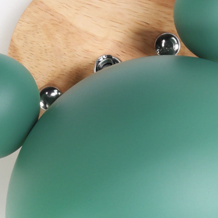 Scandinavische Cartoon Bear Dome Wandlamp – Kinderkamer Verlichting