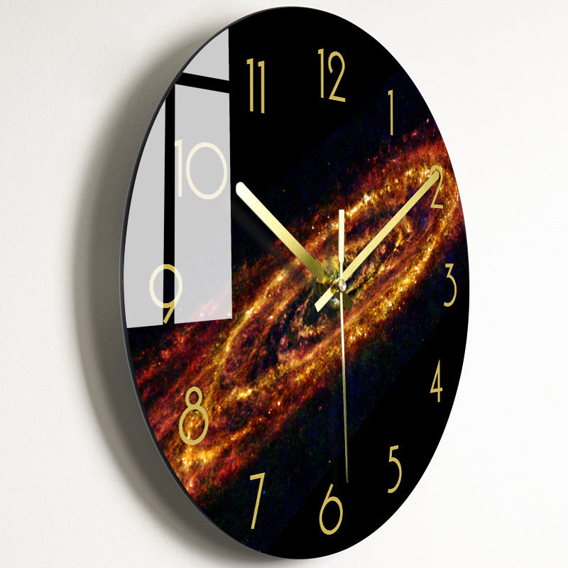 Moderne Ronde Wandklok – Stil Kwartsuurwerk & Duidelijk Display