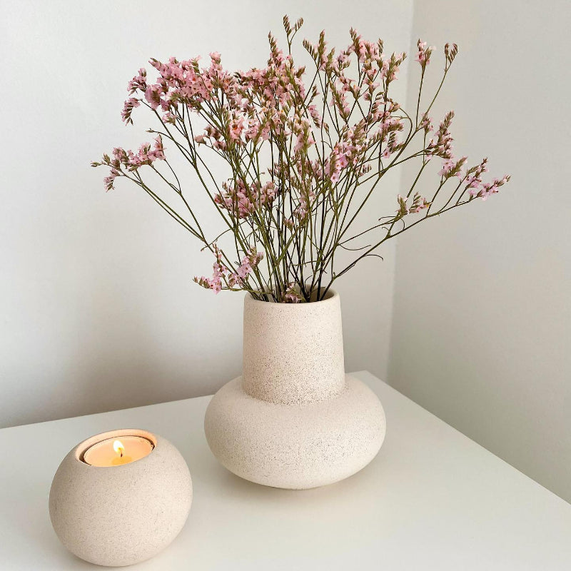 Lumio – Keramieken Vaas Tijdloos Cylindrisch Design