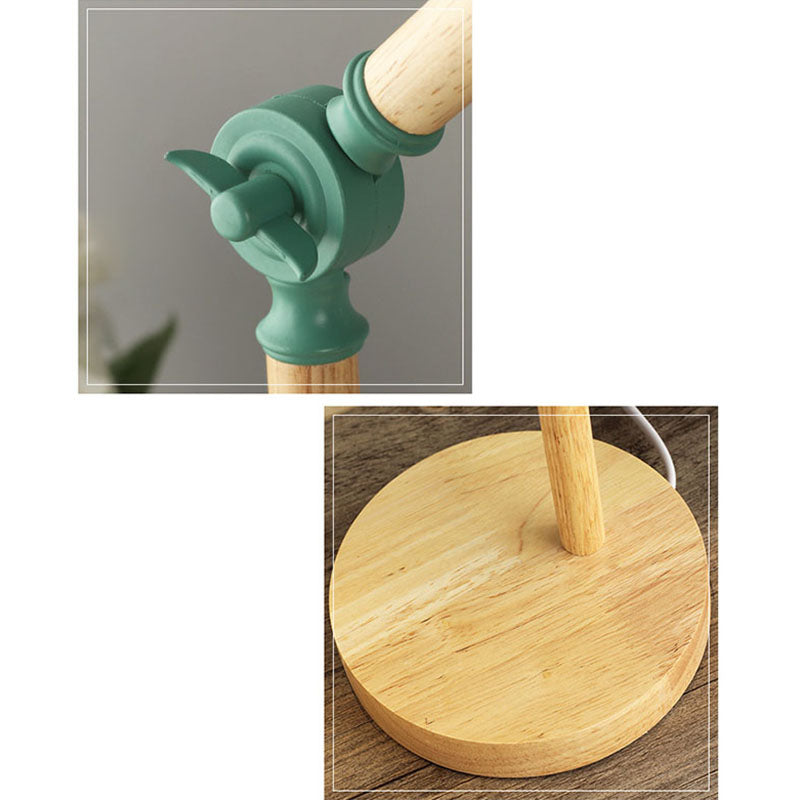 Scandinavische Tafellamp van Hout en IJzer – Meerdere Kleuren