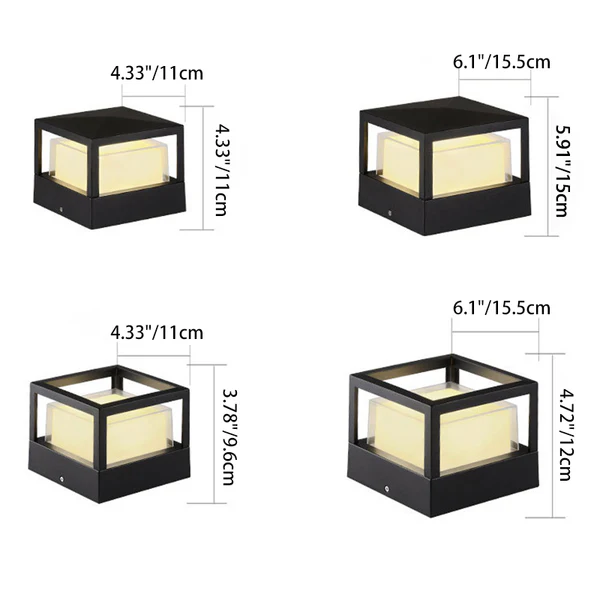 Industriële Waterdichte Aluminium LED Buitenlamp | Moderne Tuin- & Padverlichting